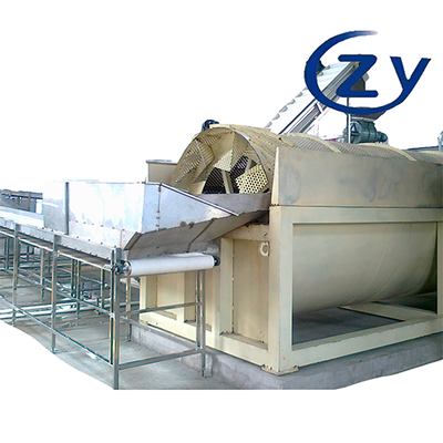 Pelador rotativo modular de acero inoxidable - Ensamblaje rápido sin herramientas - Diseño de bajo mantenimiento - Líneas de producción continua de alto rendimiento