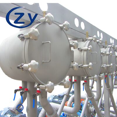 Cluster multicíclico compacto para la eliminación continua de impurezas de almidón