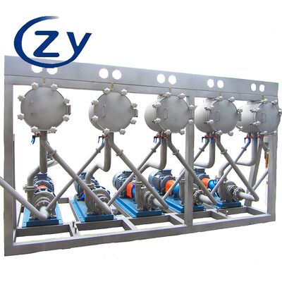 Sistema multiciclónico de almidón de alto rendimiento para el desacondicionamiento y la purificación eficientes en las líneas de procesamiento de tubérculos