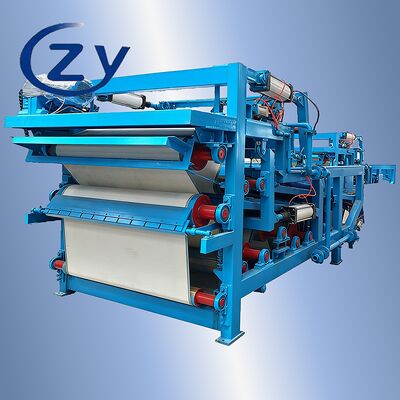 Máquina profesional de deshidratación de fibra de yuca Filtro de deshidratación de cinturón industrial para línea de procesamiento