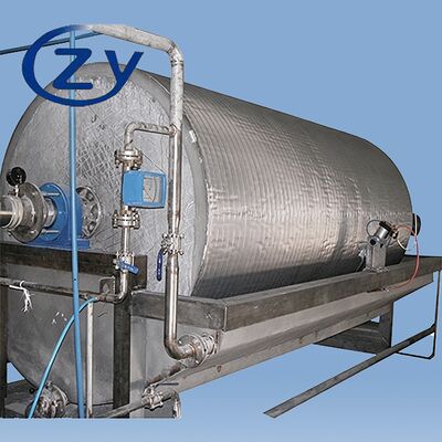 Filtro de tambor de vacío SS304 de acero inoxidable de trabajo continuo para equipos de deshidratación de almidón de 2-8 t/h