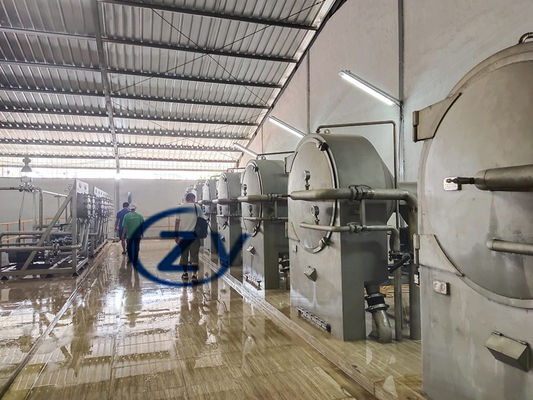 La máquina blanca de plata del almidón de la tapioca/la desecación tamiza funcional multi