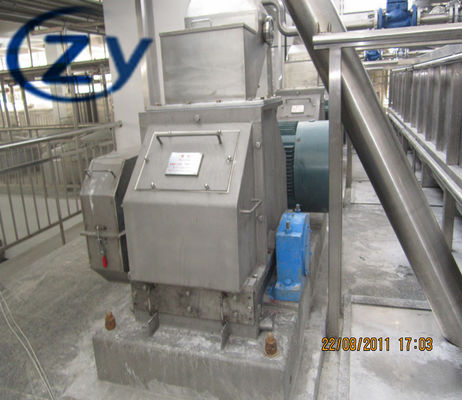 Rotación de alta velocidad fresca 55kw de la máquina de pulir de la mandioca de la patata SS304
