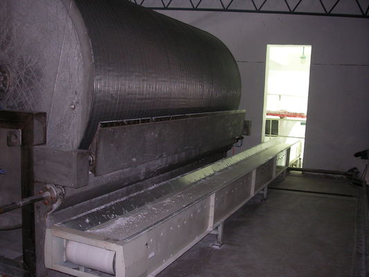 Máquina de desecación del vacío SS304 de patata dulce del almidón de la máquina del almidón rotatorio del filtro