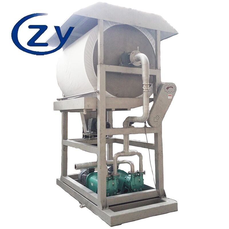 Filtro de vacío dedicado al almidón de arroz para la eliminación constante de humedad en las líneas industriales de procesamiento de arroz