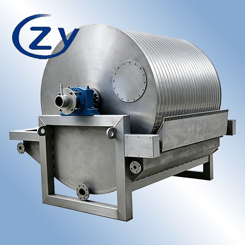 Filtro de tambor de vacío SS304 de acero inoxidable de trabajo continuo para equipos de deshidratación de almidón de 2-8 t/h