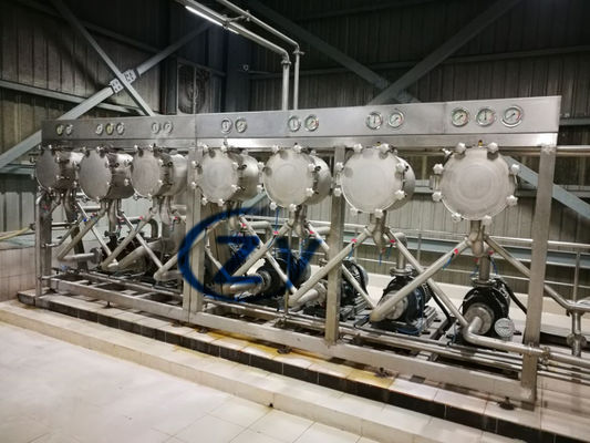 Maquinaria fresca refinadora de la mandioca del sistema del almidón que se lava MC600