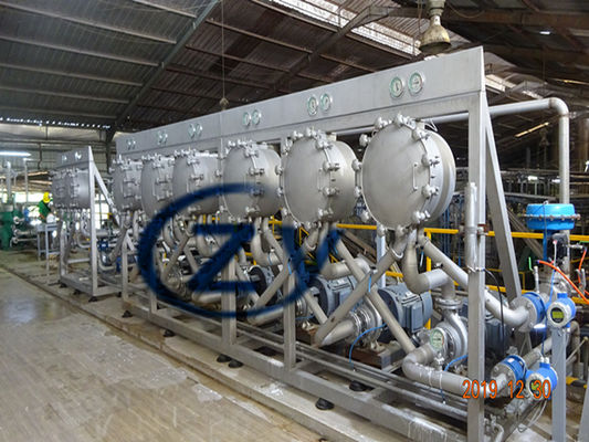 Almidón dominante que procesa el refinamiento de Multicyclone de la mandioca de la maquinaria 2t/H