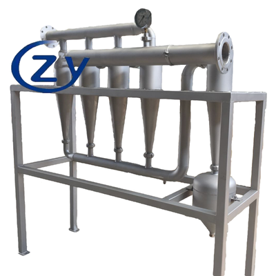 Dispositivo de filtración de partículas finas de rendimiento ultra alto para plantas de almidón de alto volumen