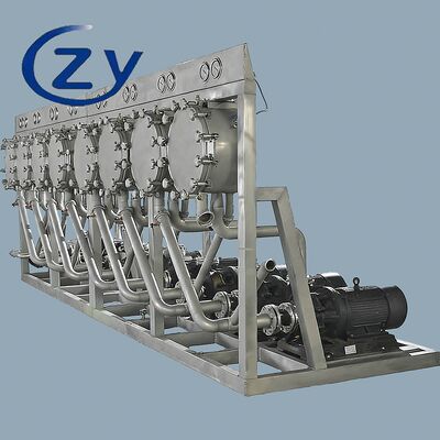 Equipo de lavado hidrociclónico de almidón de yuca de acero inoxidable completo para el refinamiento del almidón y la separación de proteínas