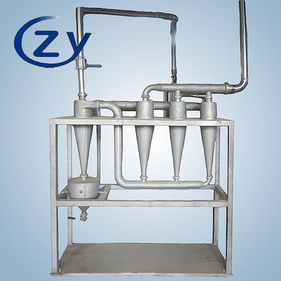 Desarendador de flujo continuo de acero inoxidable SS304 con capacidad de 10-20t/h y sin piezas móviles internas para la eliminación de arena y lechada de almidón