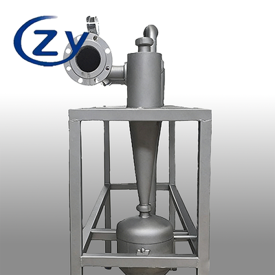 SS304 Stainless Steel Cassava Starch Desander with No Moving Parts and 10t/h Capacity for Starch Slurry Purification