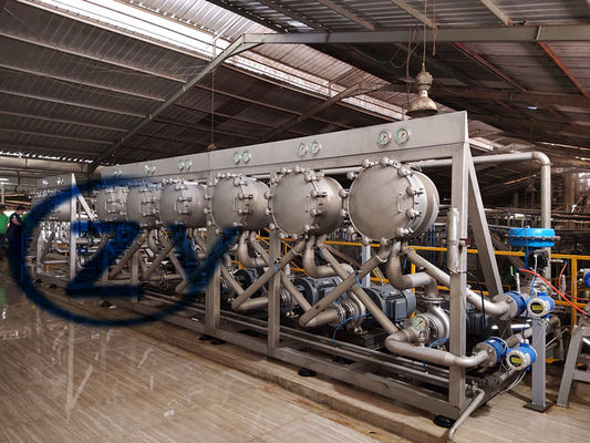 Capacidad de dirección principal doble de la maquinaria del refinamiento del almidón 20t/mandioca 45kw de H
