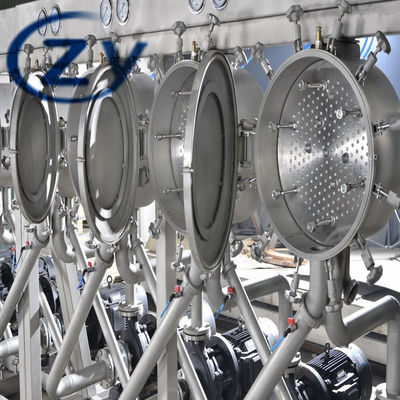 Máquina del almidón de la tapioca SS304/patata fresca que refina el sistema hidráulico del ciclón