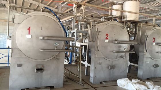 Máquina de acero inoxidable del almidón de patata dulce 20t/H con la cesta de 1000m m