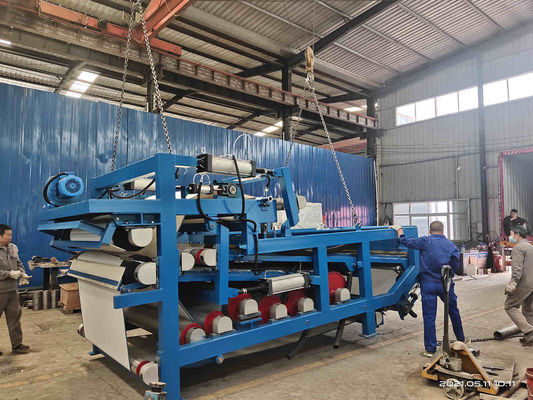 Máquina de desecación de la prensa de la correa de la máquina de la humedad de la fibra de la mandioca del poder 4kw